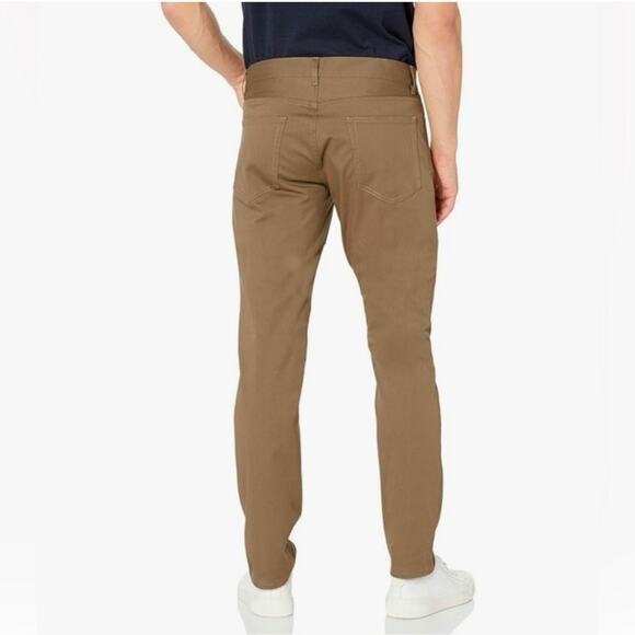 Theory Tan Haydin Straight Slim Fit Pants 30 - Picture 2 of 10